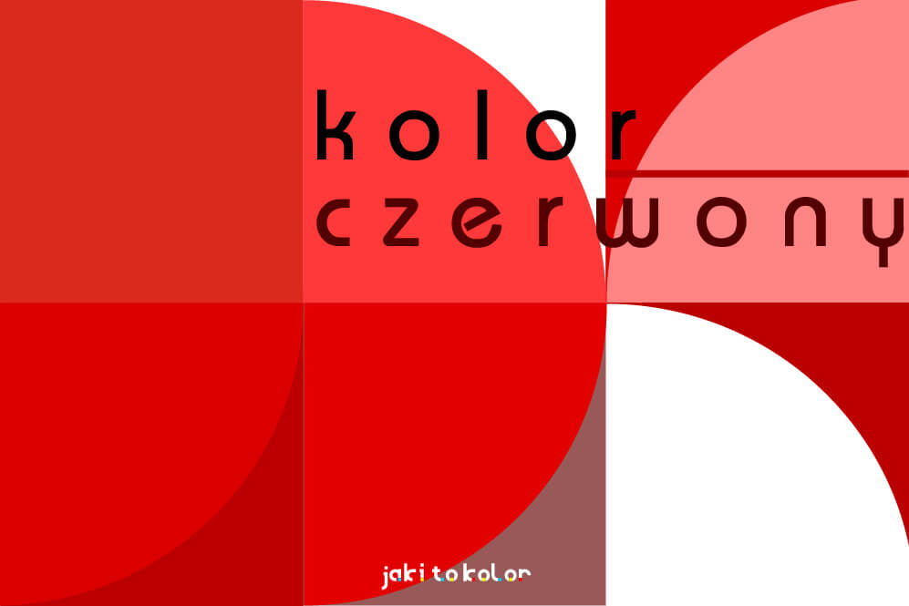 kolor czerwony