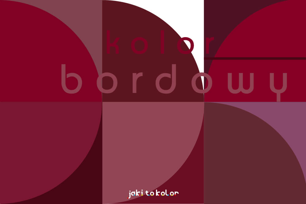 kolor bordowy