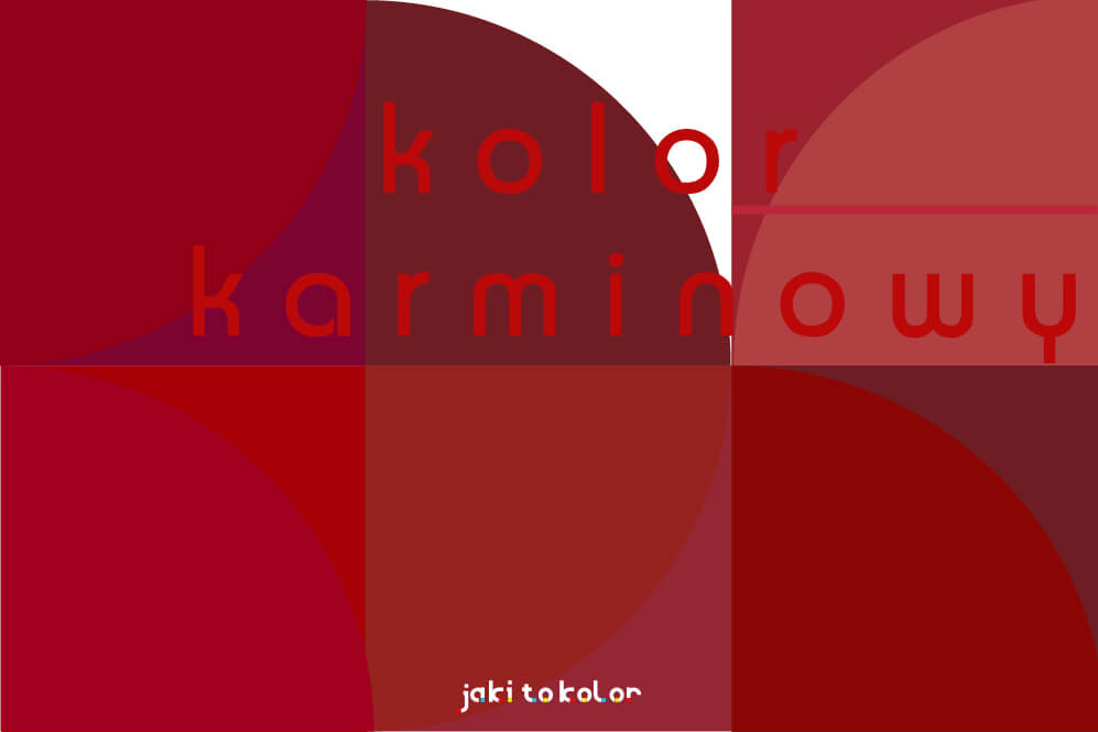 kolor karminowy