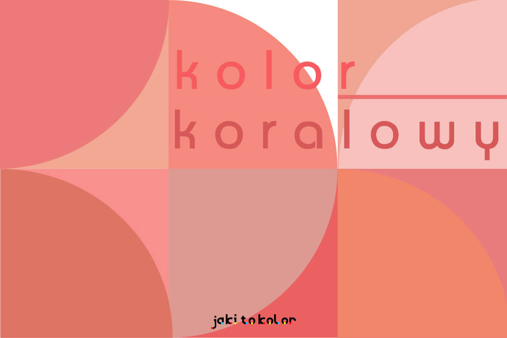kolor koralowy