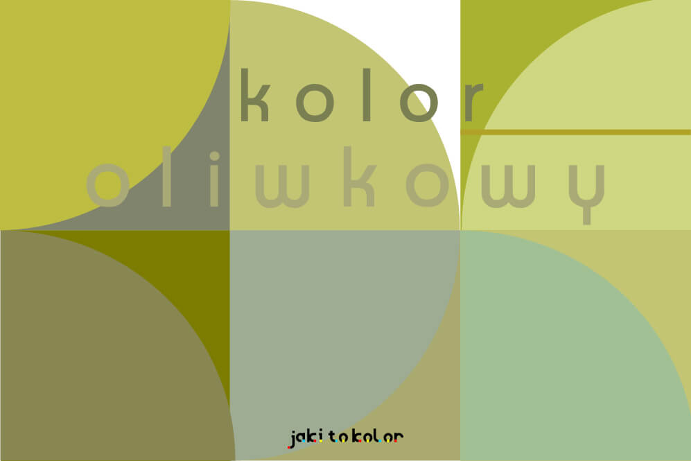 kolor oliwkowy