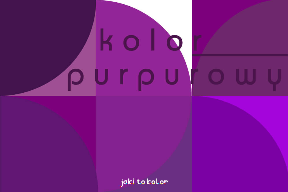 kolor purpurowy