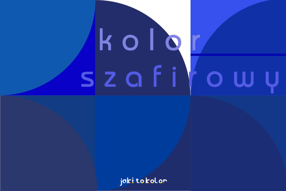 kolor szafirowy