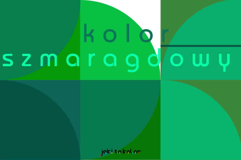kolor szaragdowy