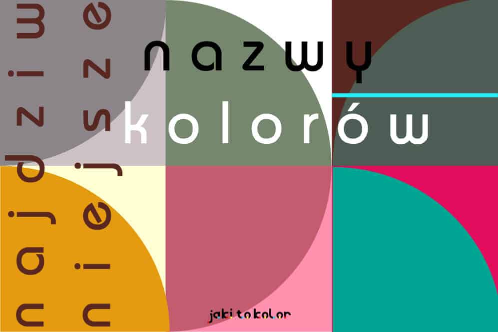 najdziwniejsze nazwy kolorów