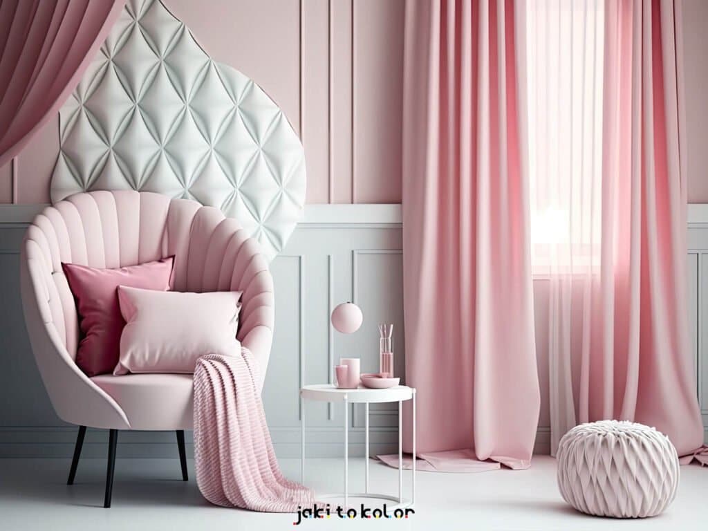 różowy salon