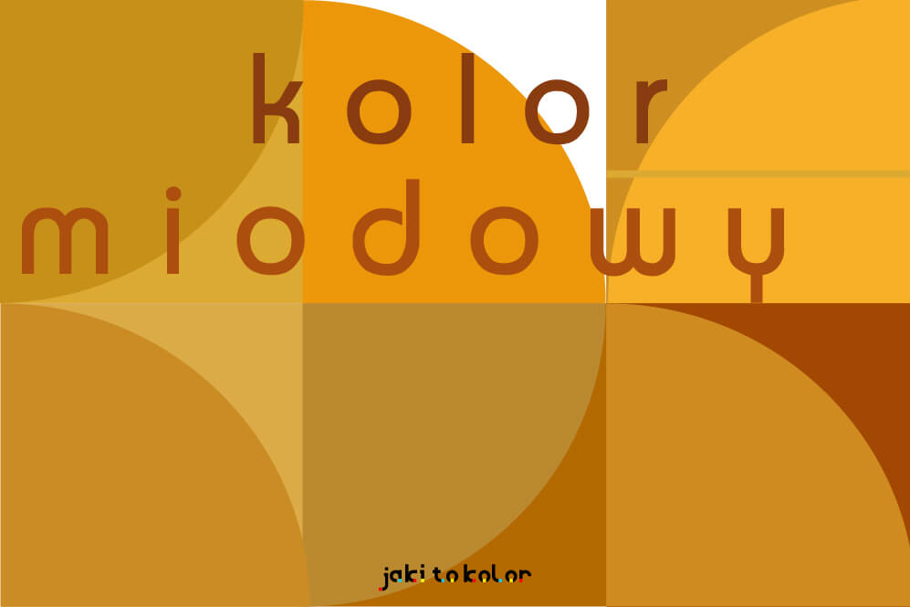 kolor miodowy