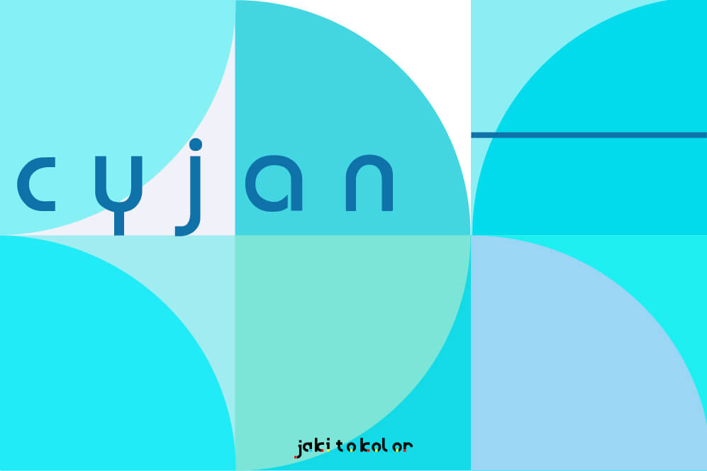 cyjan kolor