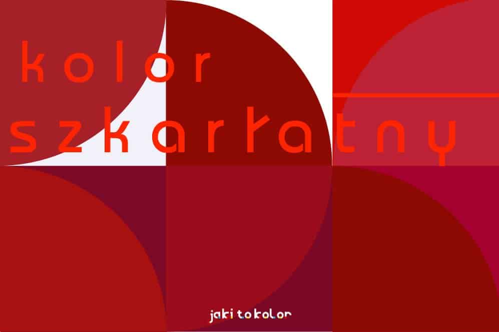 szkarłatny kolor