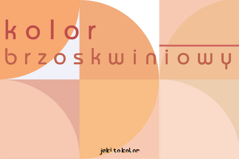 kolor brzoskwiniowy