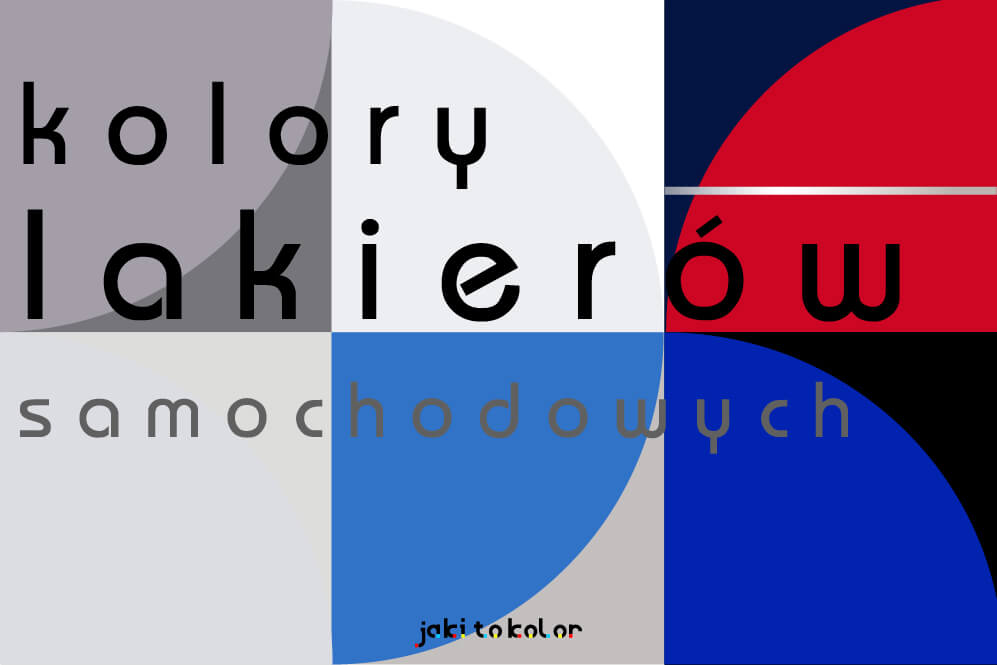 Kolory lakierów samochodowych