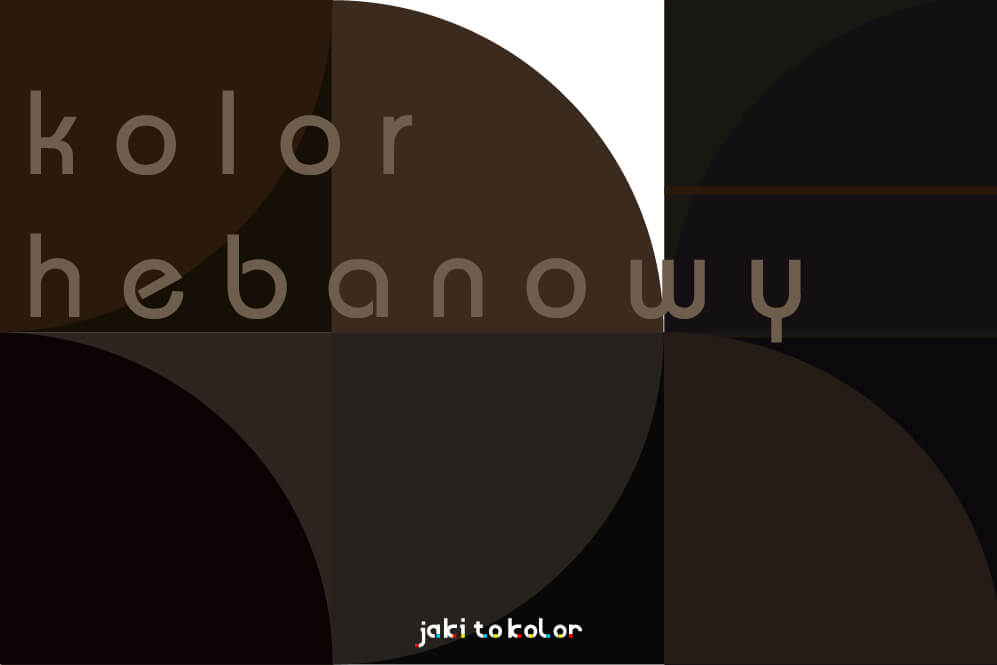 kolor hebanowy