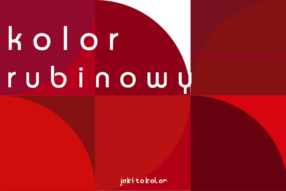 kolor rubinowy