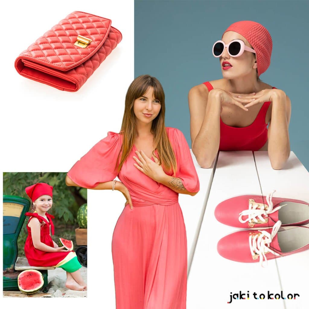 kolor arbuzowy w modzie