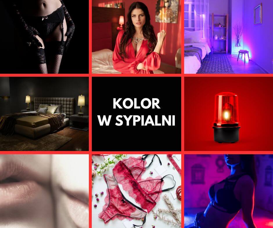 Kolory pożądania w sypialni