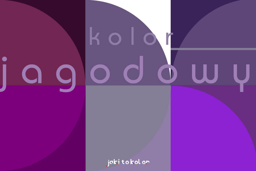 kolor jagodowy