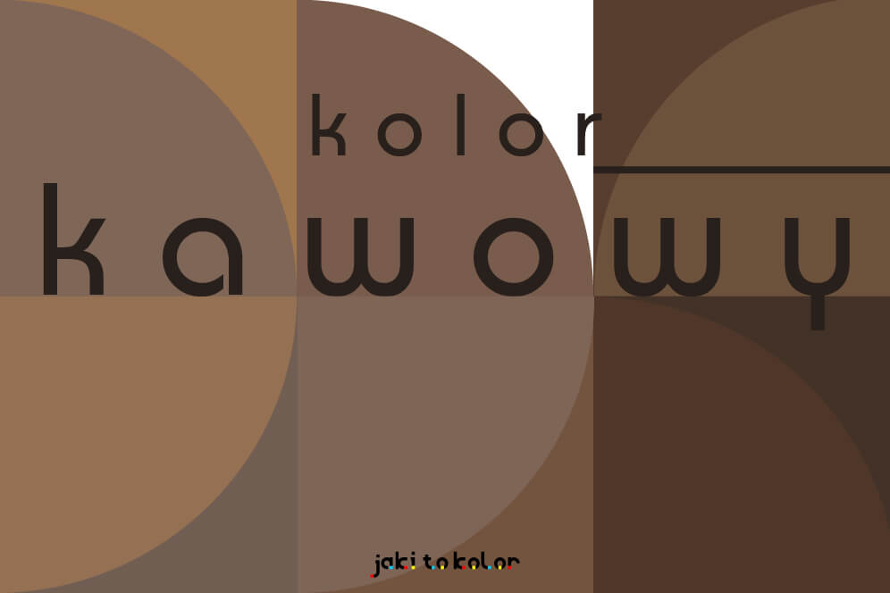kolor kawowy