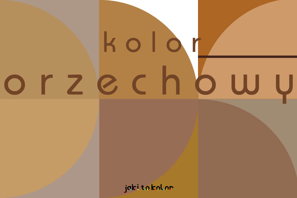 kolor orzechowy