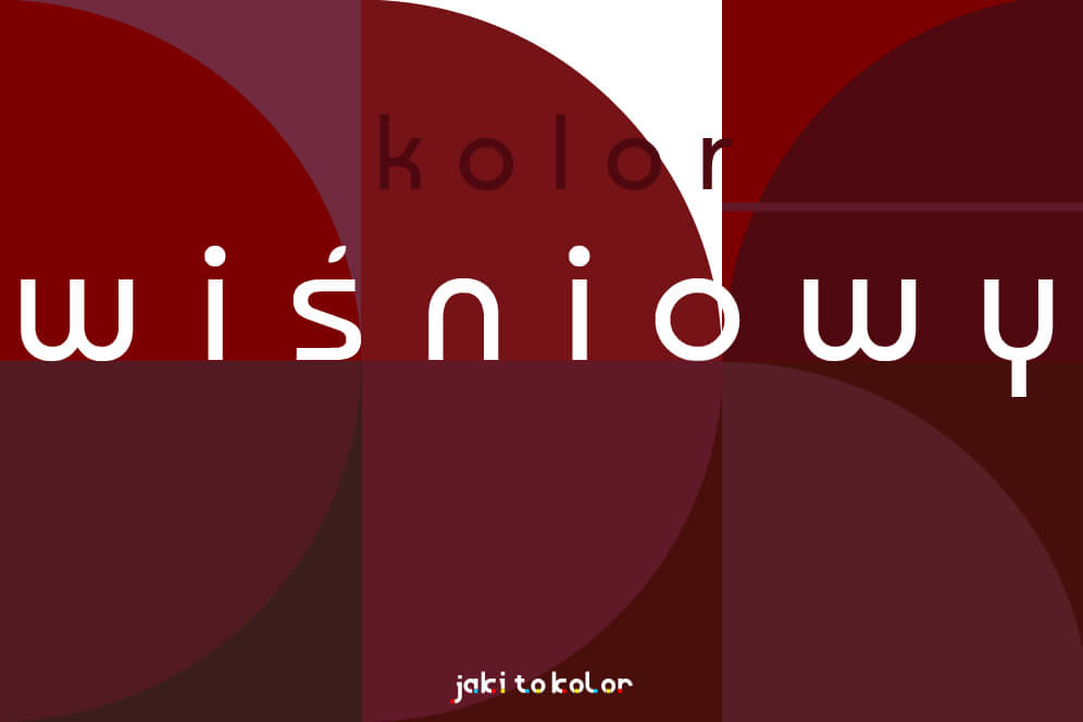 kolor wiśniowy