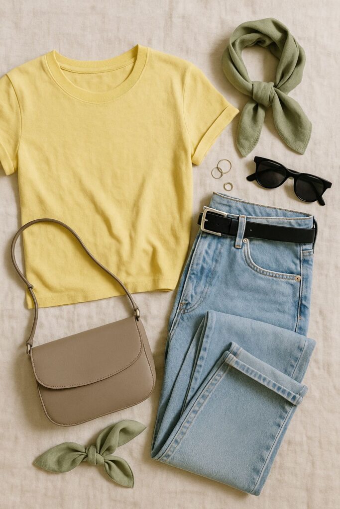 moda w kolorze cytrynowym